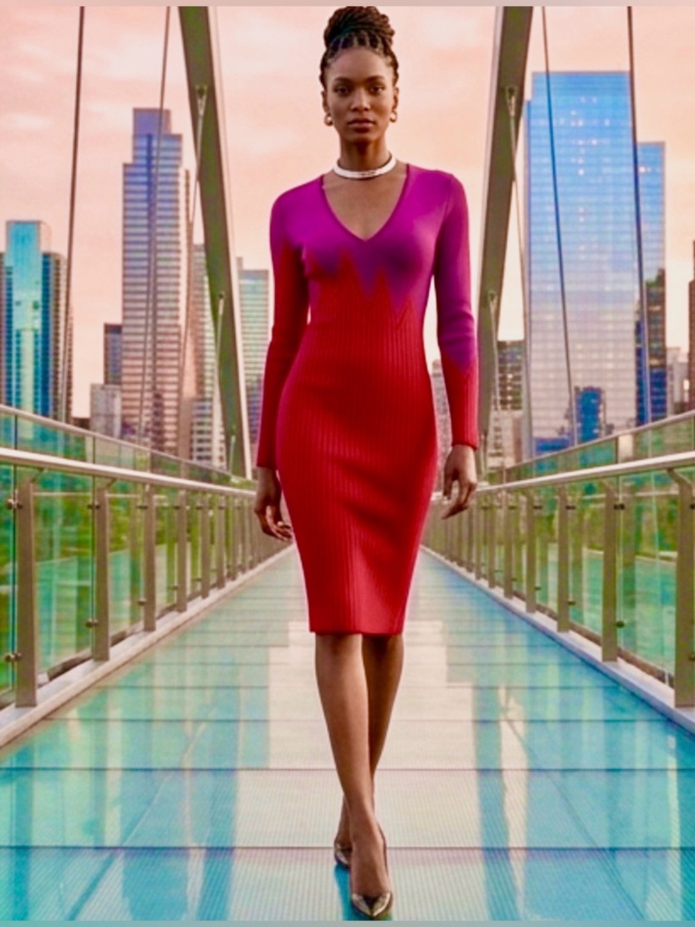 New Thierry Mugler Couture Dress. Made In Italy.